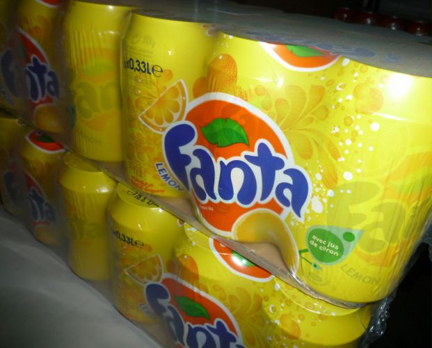 Fanta citron 24x33cl boîtes Image