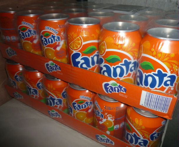 Fanta orange 24x33cl boîtes Image