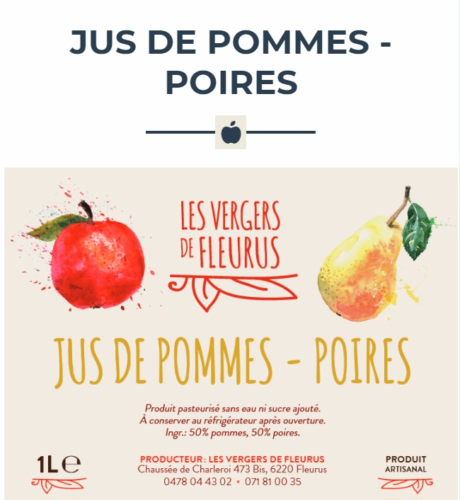 Jus de pomme-poire Image